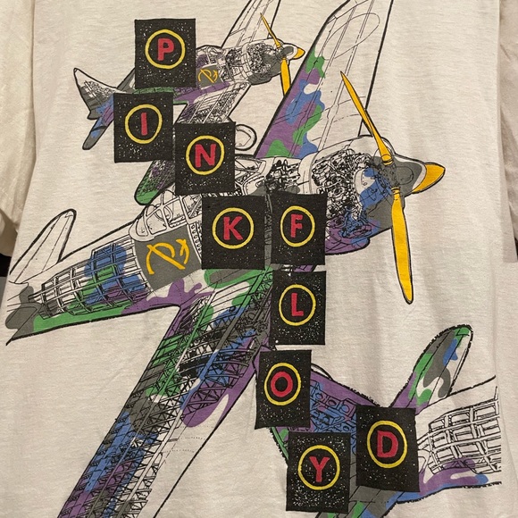 Vntg 1987 Pink Floyd World Tour single stitch t-shirt. Good condition. One Size - Picture 4 of 7